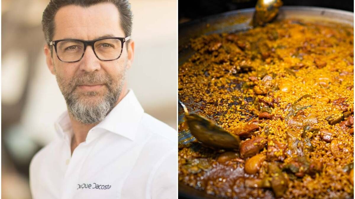 El restaurante favorito de Quique Dacosta para comer paella valenciana: a la brasa y por solo 26 euros por persona 