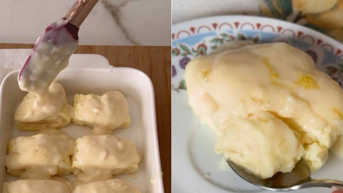 El postre alto en proteína y casi sin calorías que simula al brazo de gitano y es perfecto para un cumpleaños