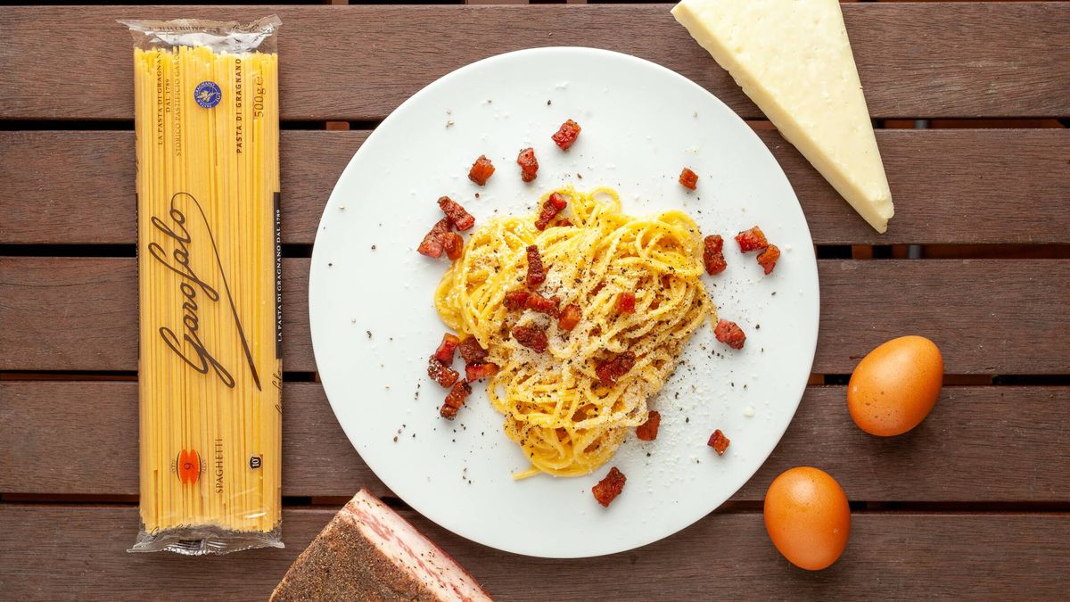 Cómo preparar una auténtica pasta a la carbonara en casa