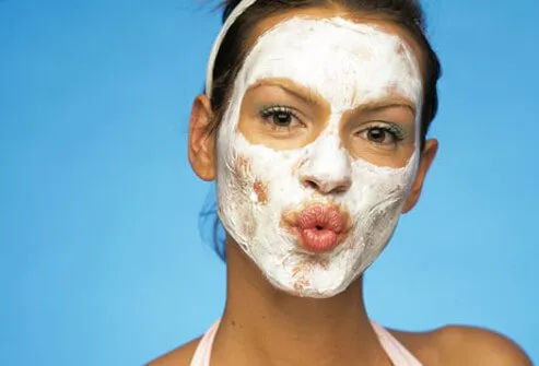 Wash your face no more than twice a day to avoid overdrying skin.