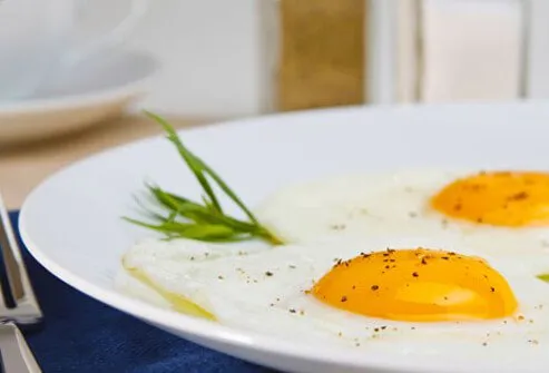 Eggs are good for your eyes and skin.