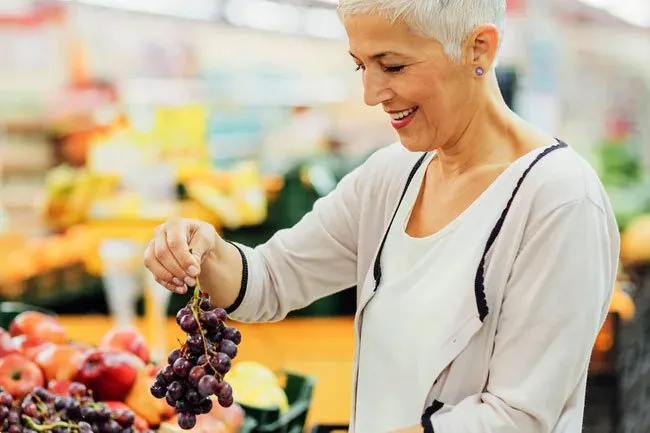 Dark red and purple grapes contain more antioxidants than white or green types.