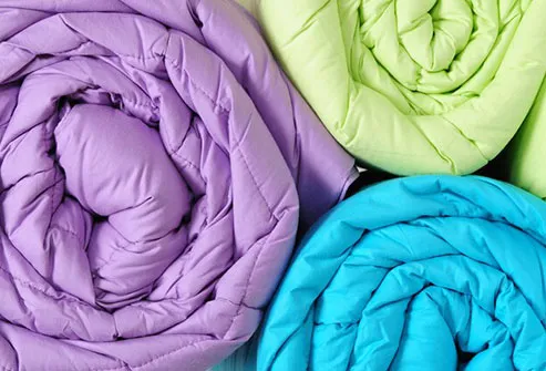 Some comforters or duvet covers aren't machine washable.