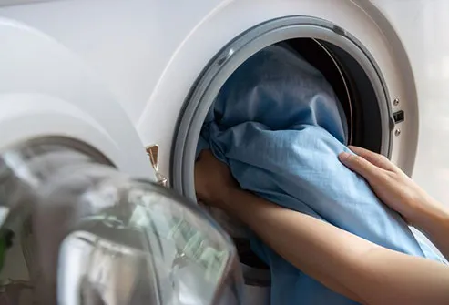 If you or your partner has been ill, toss your sheets into the wash right away to kill any lingering germs.