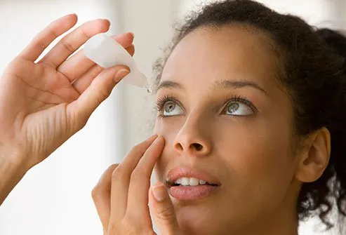 Dry eye syndrome is a common eye problem. 