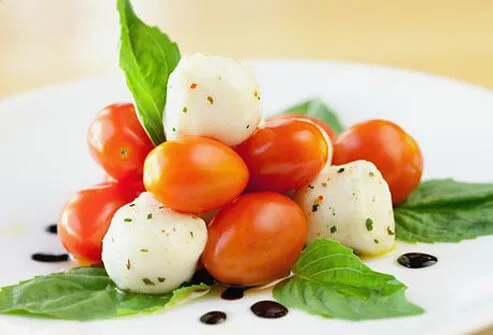 Photo of caprese salad.