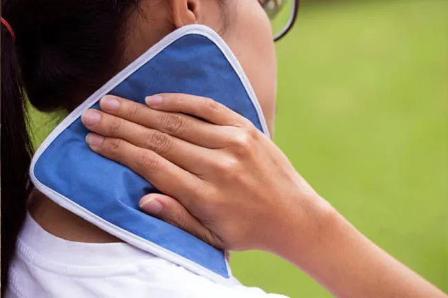 Some studies show that wrapping a cold pack around your neck when a migraine hits can lower your headache pain.