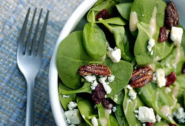 Leafy greens, whole grains, nuts, and beans are all good for keeping away the fat that stays deep in your belly.