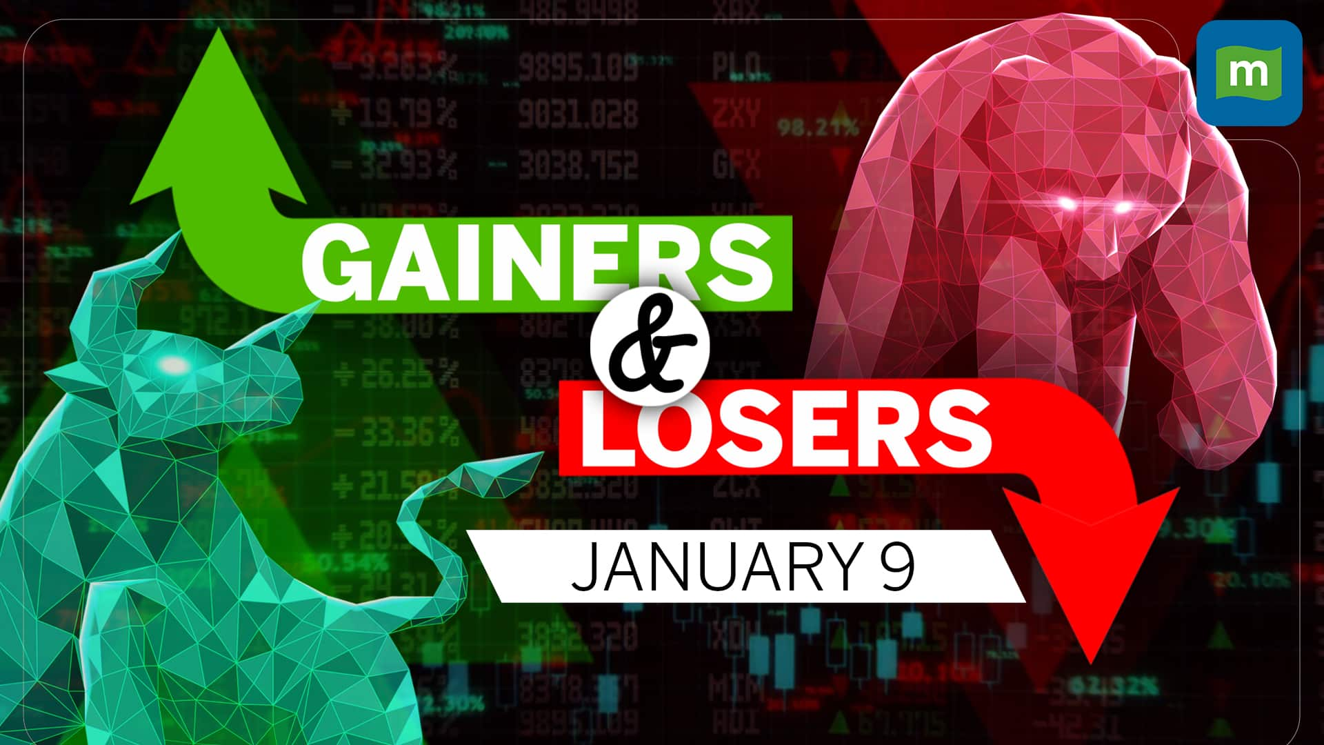 Marico, TCS, Bajaj Auto among the top gainers and losers in trade on January 9