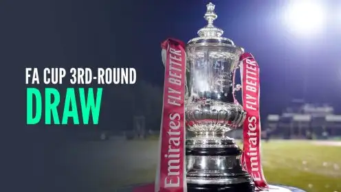 FA Cup third-round draw: Blockbuster Man Utd tie; Liverpool handed Lancashire derby; Tottenham face giantkillers