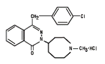 ASTEPRO (azelastine hydrochloride) Structural Formula Illustration