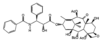 ABRAXANE® (paclitaxel) Structural Formula Illustration