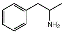 ADZENYS XR-ODT (amphetamine extended-release orally disintegrating tablets) Structural Formula Illustration