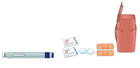 Inspect the AIMOVIG
SureClick autoinjector - Illustration