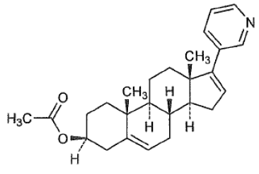 Abiraterone acetate Structural Formula - Illustration