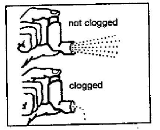 Cleaning your PROVENTIL HFA inhaler - Illustration