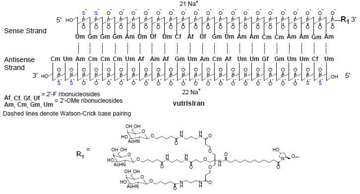 AMVUTTRA (vutrisiran) Structural Formula - Illustration