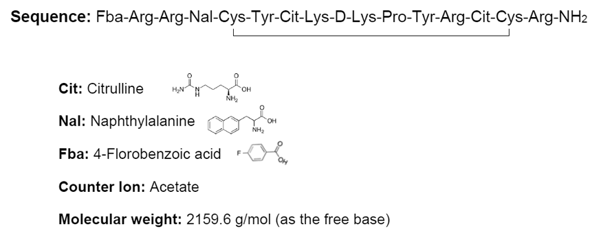 APHEXDATM (motixafortide) Structural Formula Illustration