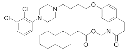 ARISTADA INITIO™ (aripiprazole lauroxil) - Structural Formula - Illustration