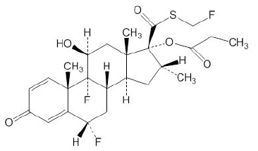 ARMONAIR DIGIHALER (fluticasone propionate) Structural Formula - Illustration