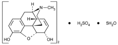 ARYMO™ ER (morphine sulfate) - Structural Formula Illustration