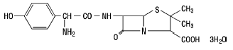 AUGMENTIN® (amoxicillin/clavulanate potassium)  Structural Formula Illustration