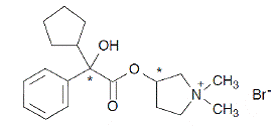 Glycopyrrolate - Structural Formula Illustration