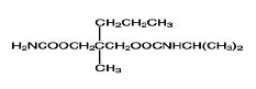 SOMA (carisoprodol) Structural Formula Illustration