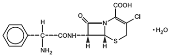 Cefaclor - Structural Formula Illustration