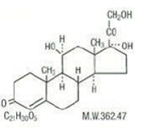 CORTENEMA® (hydrocortisone) Structural Formula Illustration