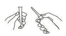 Remove the protective sheath from the applicator tip - Illustration