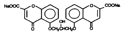 OPTlCROM
  (cromolyn sodium) Structural Formula Illustration