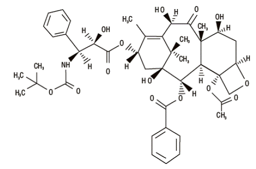 DOCEFREZ (docetaxel) Structural Formula Illustration