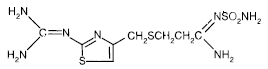 PEPCID® (Famotidine) Structural Formula Illustration