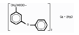 NALFON (fenoprofen calcium, USP) Structural Formula Illustration