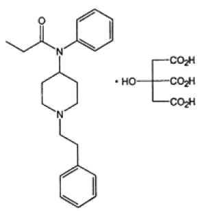 FENTORA® (fentanyl buccal) Structural Formula Illustration