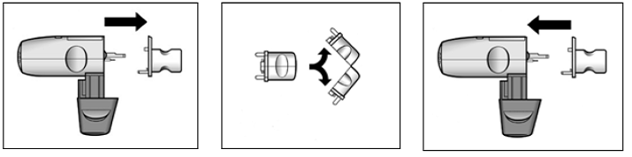 Cleaning of the mouthpiece - Illustration