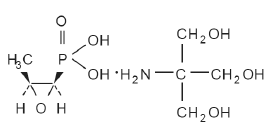 MONUROL® (fosfomycin tromethamine) Structural Formula - Illustration