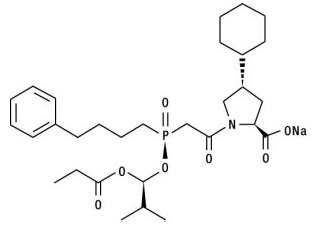 MONOPRIL®
  (fosinopril sodium) Structural Formula Illustration