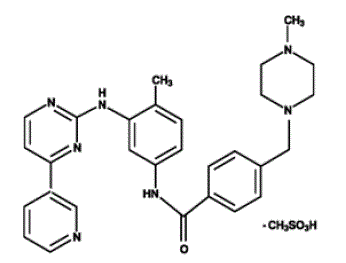 GLEEVEC® (imatinib mesylate) - Structural Formula Illustration