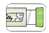 Turn the Dose Knob to select the number of
    units you need to inject. The Dose Indicator
    should line up with your dose.- Illustration