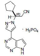 JAKAFI®(ruxolitinib) Structural Formula Illustration