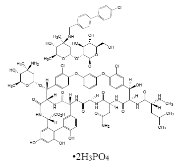 KIMYRSA™ (oritavancin) Structural Formula - Illustration