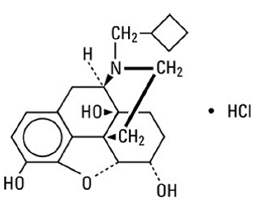 NALBUPHINE HYDROCHLORIDE Structural Formula Illustration