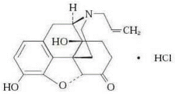 NARCAN® NASAL SPRAY.NARCAN® (naloxone hydrochloride) Structural Formula Illustration