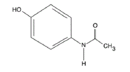 OFIRMEV®(acetaminophen) Structural Formula Illustration