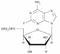 Oforta (fludarabine phosphate) structural formula illustration