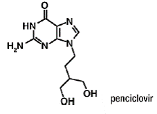 DENAVIR® (penciclovir) Structural Formula Illustration