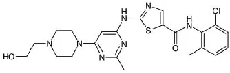 PHYRAGO (dasatinib) Structural Formula Illustration