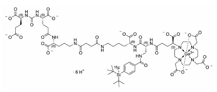 POSLUMA (flotufolastat F 18) Structrual Formula Illustration